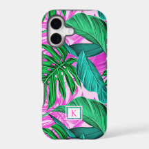 Tropical Island Vibes Monogram Phone Case