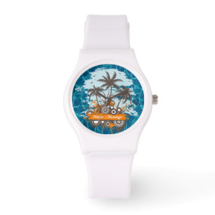 Tropical Islands 1A Watch & Numeral Options