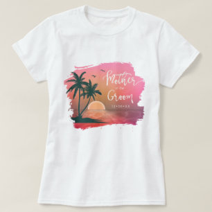 Tropical Isle Mother of the Groom Pink ID581 T-Shirt