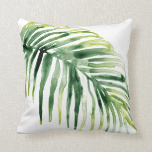 Tropical Jewel Leaf Cushion