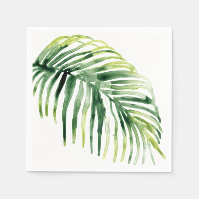 Tropical Jewel Leaf Napkin (Front)
