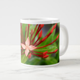 Tropical Jumbo Red Flower Panama Coffee Mug Yotigo