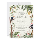 Tropical Jungle Animals Boy Baby Shower