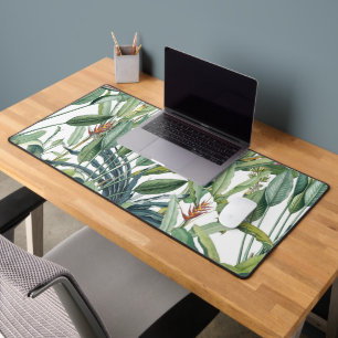 Tropical Jungle Banana Tree Strelitzia Desk Mat