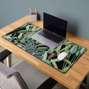 Tropical Jungle Banana Tree Strelitzia Desk Mat