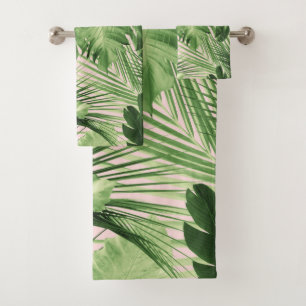 Tropical Jungle Day Leaves Siesta #2 #tropical   Bath Towel Set