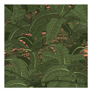 Tropical Jungle Forest Poster