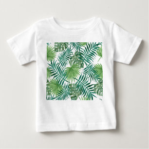 Tropical Jungle Leaves Baby T-Shirt