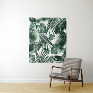Tropical Jungle Leaves Dream #7a #tropical Tapestry