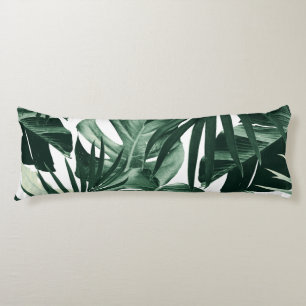 Tropical Jungle Leaves Pattern #4 Body Cushion