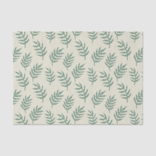 Tropical Jungle Rainforest  Fern Leaves Pattern  Tissue Paper