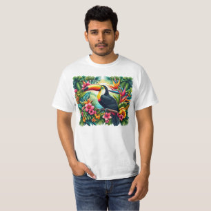 Tropical/Jungle Toucan bird T-Shirt