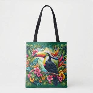 Tropical/Jungle Toucan bird  Tote Bag