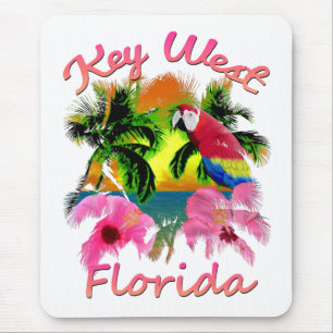 Tropical Key West Florida Keys Mouse Pad