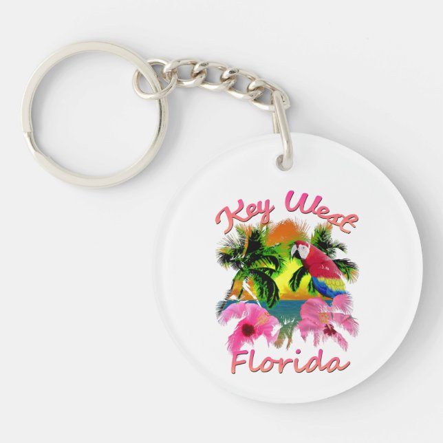 Tropical Key West Florida Keys Ring (Front)