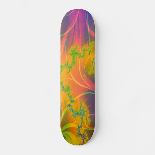 Tropical Kiss Skateboard (Front)