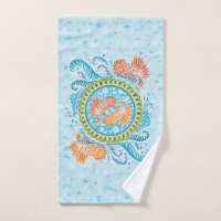 Tropical Koi Mandala | Vibrant Ocean Zen Art