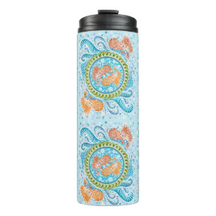 Tropical Koi Mandala Vibrant Ocean Zen Art Thermal Tumbler