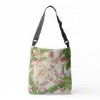 Tropical Ladys Slipper Orchid Flowers Floral Bag