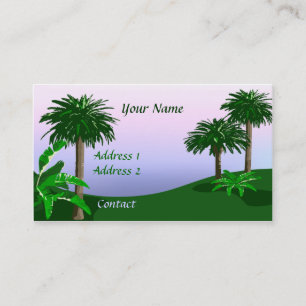 Tropical Landscape Business Card