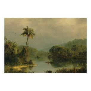 Tropical Landscape Frederic Edwin Church Poster