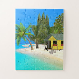 Tropical Landscape Jigsaw Puzzle