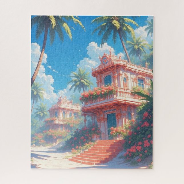 Tropical landscape  jigsaw puzzle (Vertical)