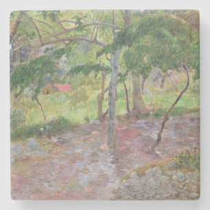 Tropical Landscape, Martinique, 1887 Stone Coaster