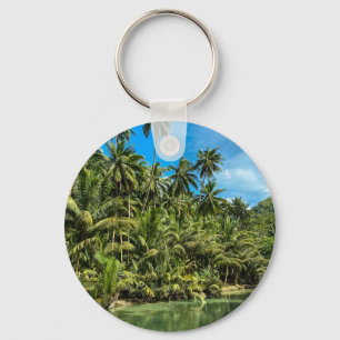 Tropical landscape, philippines, Kawasan falls Cas Key Ring