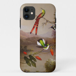 Tropical Landscape with Ten Hummingbirds Heade iPhone 11 Case