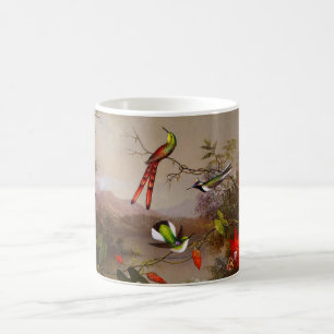 Tropical Landscape with Ten Hummingbirds Heade Coffee Mug