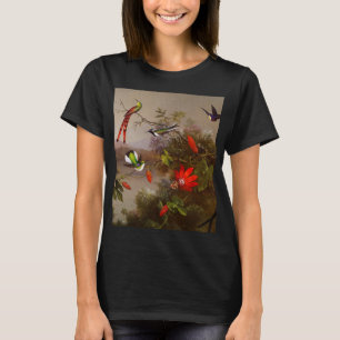 Tropical Landscape with Ten Hummingbirds Heade T-Shirt