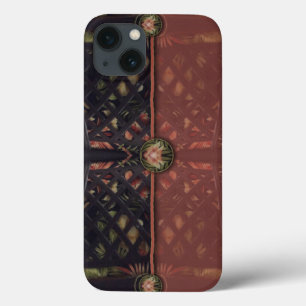Tropical Latticework Clutch iPhone 13 Case