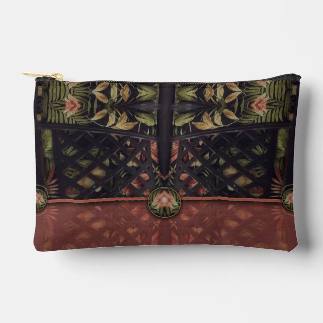 Tropical Latticework Clutch Print Cut Sew Bag (Front)