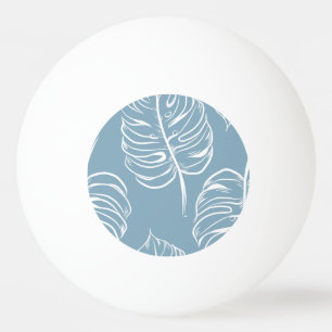 Tropical Leaf Abstract: Seamless Greenery. Ping Pong Ball
