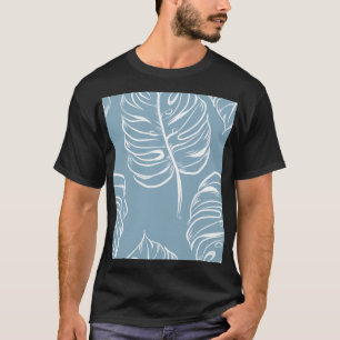 Tropical Leaf Abstract: Seamless Greenery. T-Shirt