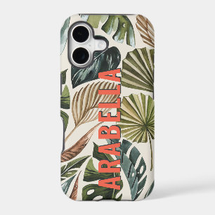 Tropical leaf botanical personalised name