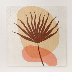Tropical leaf jigsaw puzzle