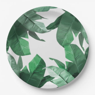 Tropical Leaf Paper Plate