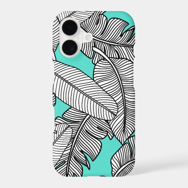 Tropical Leaf Pattern (Back)