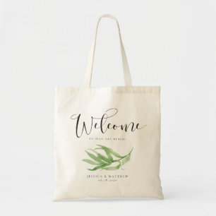 Tropical Leaf Welcome Bag Destination Guest