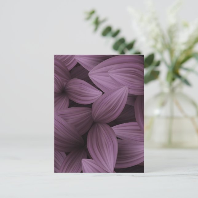 Tropical Leaves 10 Postcard (Standing Front)