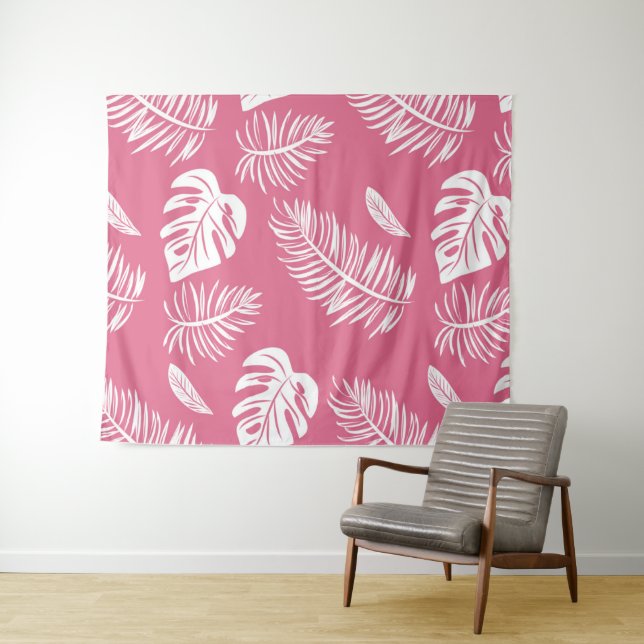 Tropical leaves 17 tapestry (In Situ (Horizontal))