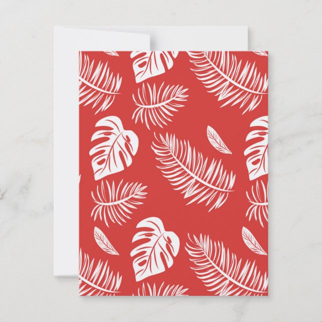 Tropical leaves 20 card (Front)