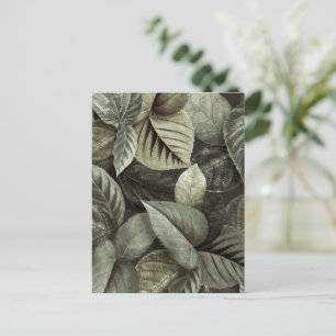 Tropical Leaves 5 Postcard