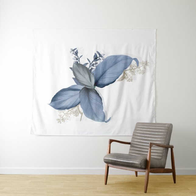 Tropical leaves 7 tapestry (In Situ (Horizontal))