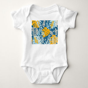 Tropical Leaves: Abstract Jungle Baby Bodysuit
