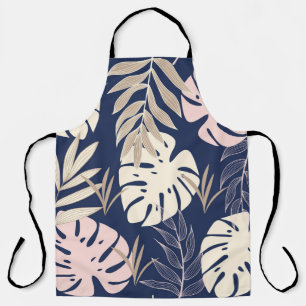 Tropical Leaves: Abstract Jungle Print Apron