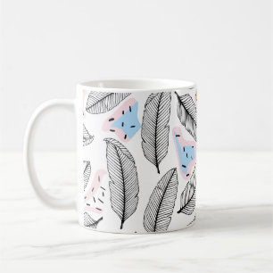 Tropical leaves. Botanical seamless pattern. Vinta Coffee Mug