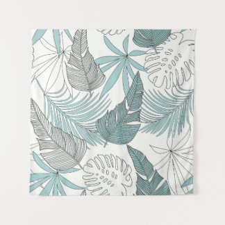 Tropical Leaves: Bright Seamless Trend Tapestry